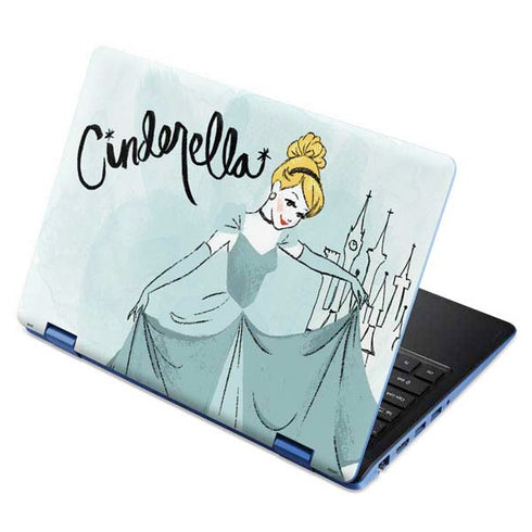 Disney Princess Cinderella Curtsy Art Aspire R11 11.6in Skin