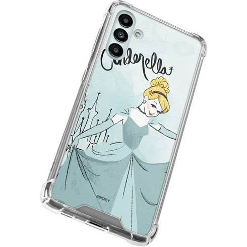 Disney Princess Cinderella Curtsy Art Galaxy A13 5G Clear Case