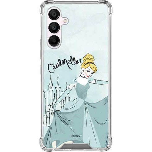 Disney Princess Cinderella Curtsy Art Galaxy A16 5G Clear Case