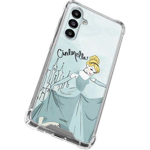 Disney Princess Cinderella Curtsy Art Galaxy A16 5G Clear Case