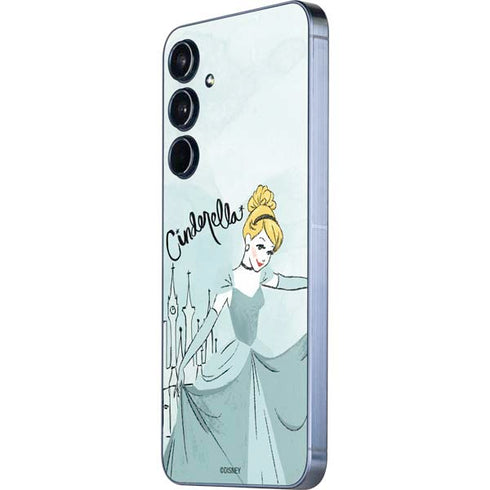 Disney Princess Cinderella Curtsy Art Galaxy A35 5G Skin