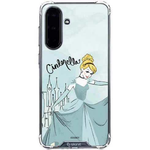 Disney Princess Cinderella Curtsy Art Galaxy A36 5G Clear Case