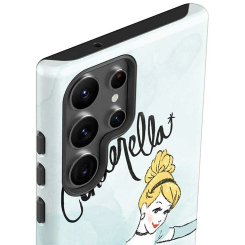 Disney Princess Cinderella Curtsy Art Galaxy S23 Ultra Pro Case