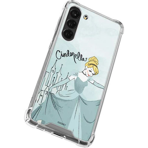 Disney Princess Cinderella Curtsy Art Galaxy S24 FE Clear Case