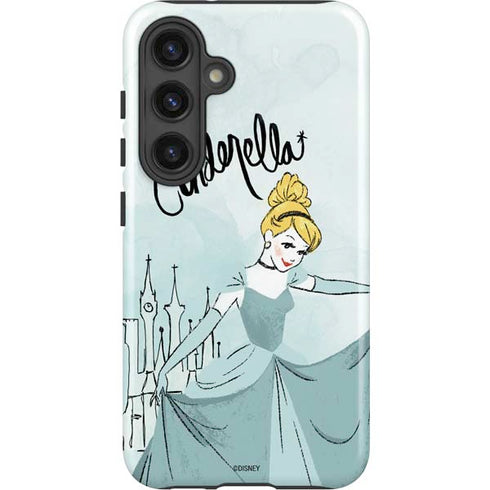 Disney Princess Cinderella Curtsy Art Galaxy S25 Impact Case