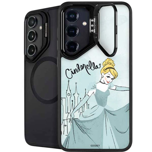 Disney Princess Cinderella Curtsy Art Galaxy S25 Kickstand Case
