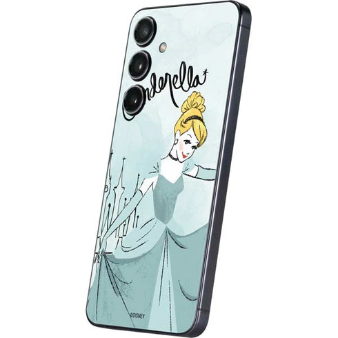 Disney Princess Cinderella Curtsy Art Galaxy S24 Skin