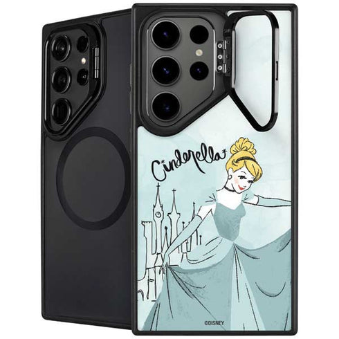 Disney Princess Cinderella Curtsy Art Galaxy S25 Ultra Kickstand Case