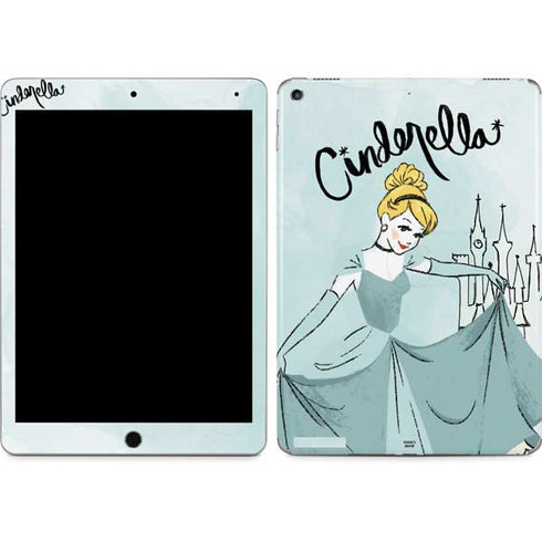 Disney Princess Cinderella Curtsy Art iPad Skins
