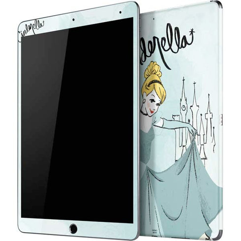 Disney Princess Cinderella Curtsy Art iPad Skins