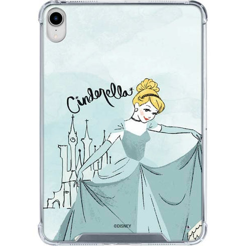 Disney Princess Cinderella Curtsy Art iPad 11th Gen (2025) Clear Case
