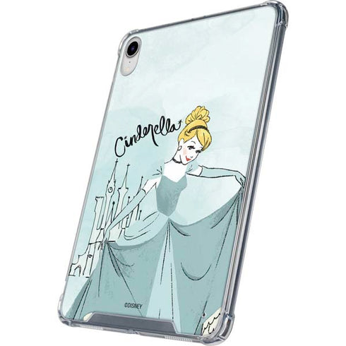 Disney Princess Cinderella Curtsy Art iPad 11th Gen (2025) Clear Case