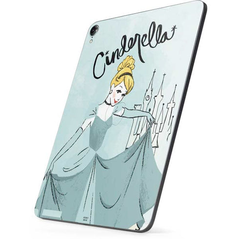 Disney Princess Cinderella Curtsy Art Apple iPad Pro Skin