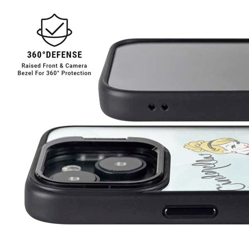 Disney Princess Cinderella Curtsy Art iPhone 13 Kickstand Case