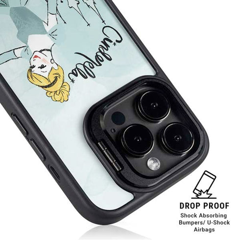 Disney Princess Cinderella Curtsy Art iPhone 13 Pro Max Kickstand Case