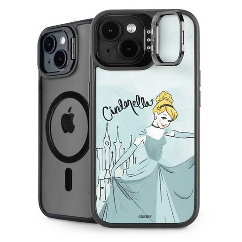 Disney Princess Cinderella Curtsy Art iPhone 15 Plus Kickstand Case