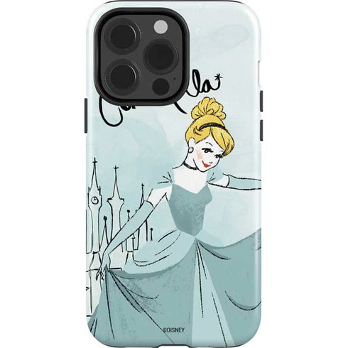 Disney Princess Cinderella Curtsy Art iPhone 15 Pro Impact Case