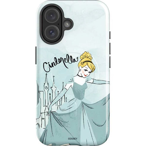 Disney Princess Cinderella Curtsy Art iPhone 16 Magsafe Impact Case