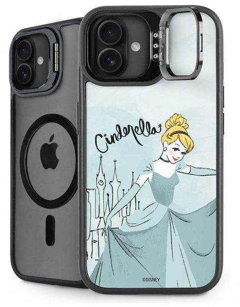 Disney Princess Cinderella Curtsy Art iPhone 16 Plus Kickstand Case