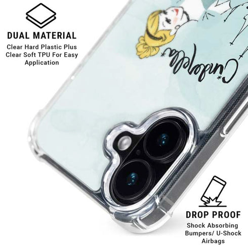 Disney Princess Cinderella Curtsy Art iPhone 16 Plus MagSafe Case