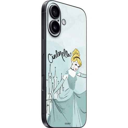 Disney Princess Cinderella Curtsy Art iPhone 16 Plus Skin