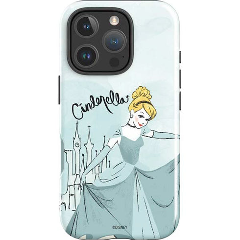 Disney Princess Cinderella Curtsy Art iPhone 16 Pro Impact Case