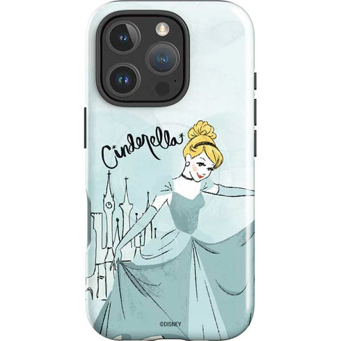 Disney Princess Cinderella Curtsy Art iPhone 16 Pro Max Magsafe Impact Case