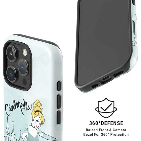 Disney Princess Cinderella Curtsy Art iPhone 16 Pro Max Magsafe Impact Case