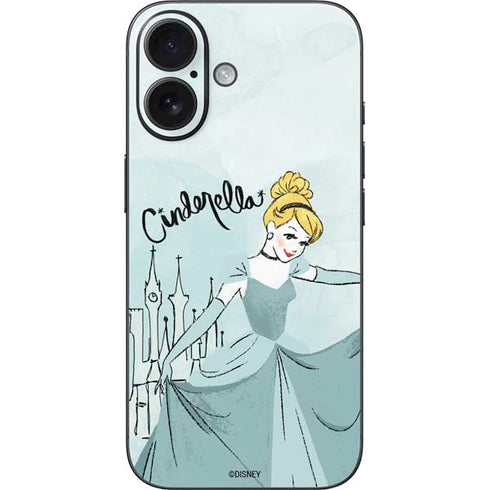 Disney Princess Cinderella Curtsy Art iPhone 16 Skin