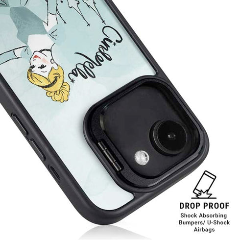 Disney Princess Cinderella Curtsy Art iPhone 16e Kickstand Case
