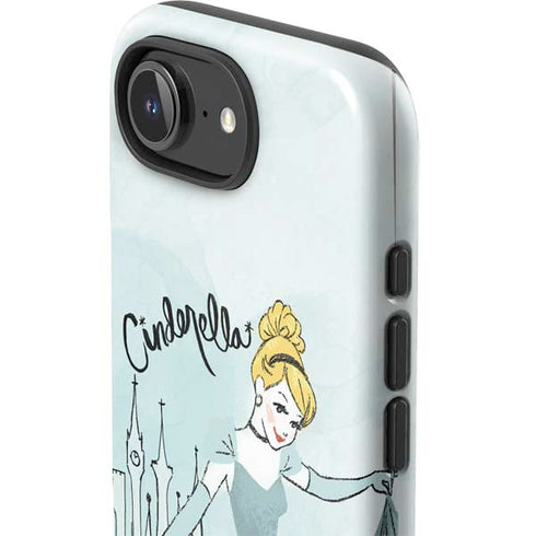 Disney Princess Cinderella Curtsy Art iPhone 16e Impact Case