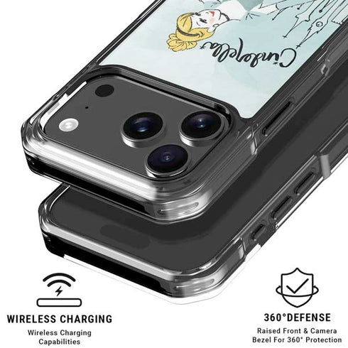 Disney Princess Cinderella Curtsy Art iPhone 18 Pro Clear Case