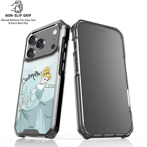 Disney Princess Cinderella Curtsy Art iPhone 18 Pro Clear Case