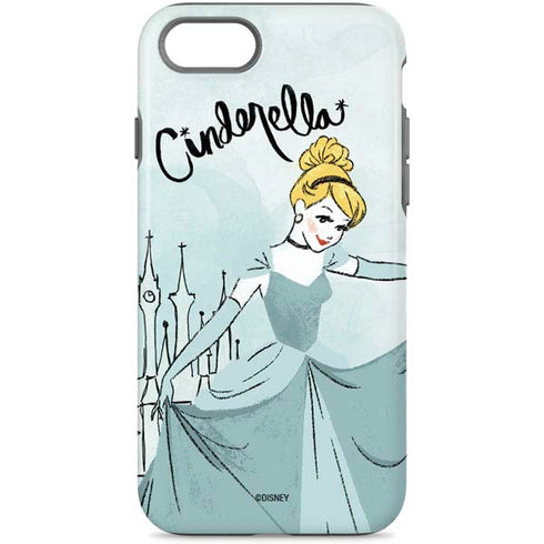 Disney Princess Cinderella Curtsy Art iPhone Cases