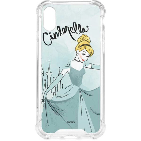 Disney Princess Cinderella Curtsy Art iPhone XS Clear Case
