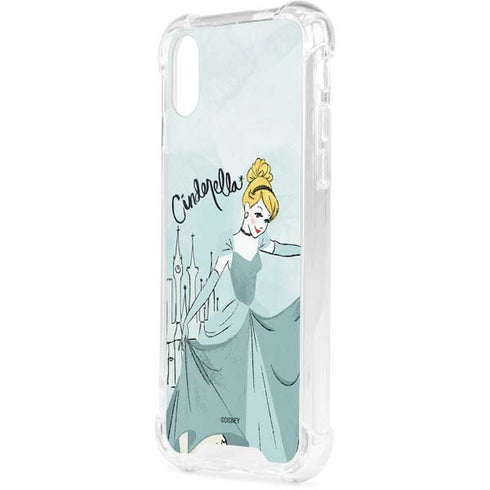 Disney Princess Cinderella Curtsy Art iPhone XS Clear Case