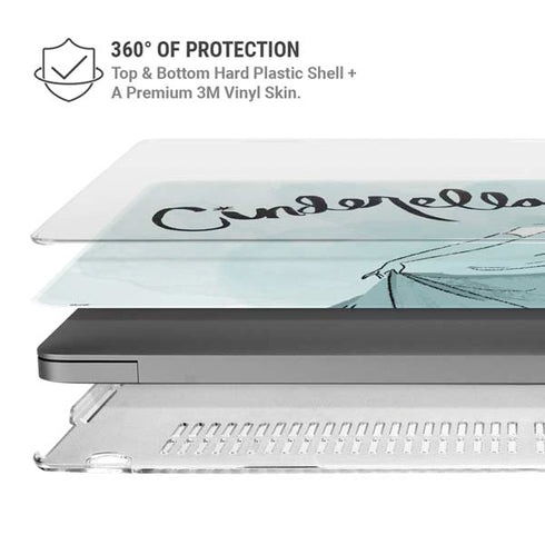 Disney Princess Cinderella Curtsy Art MacBook Pro 14in (2021-24) Case plus Skin