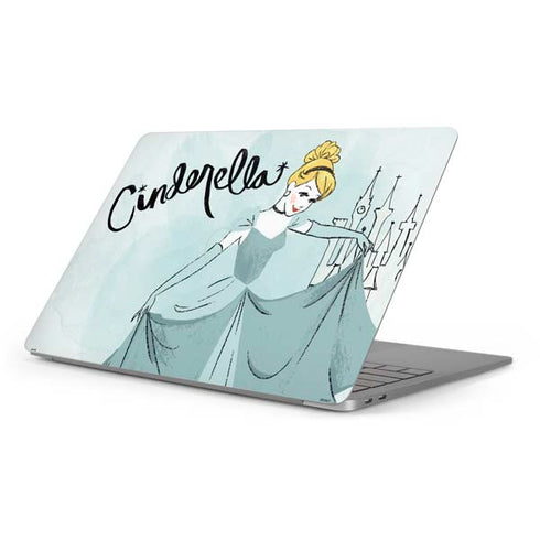 Disney Princess Cinderella Curtsy Art Apple MacBook Pro 16-inch Skin