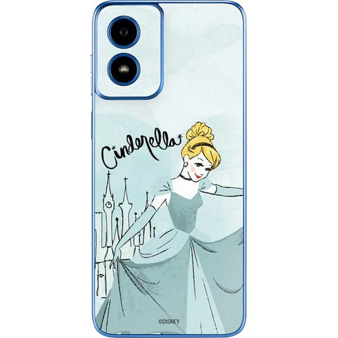 Disney Princess Cinderella Curtsy Art Moto G Play 4G (2024) Skin