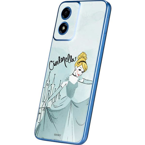 Disney Princess Cinderella Curtsy Art Moto G Play 4G (2024) Skin