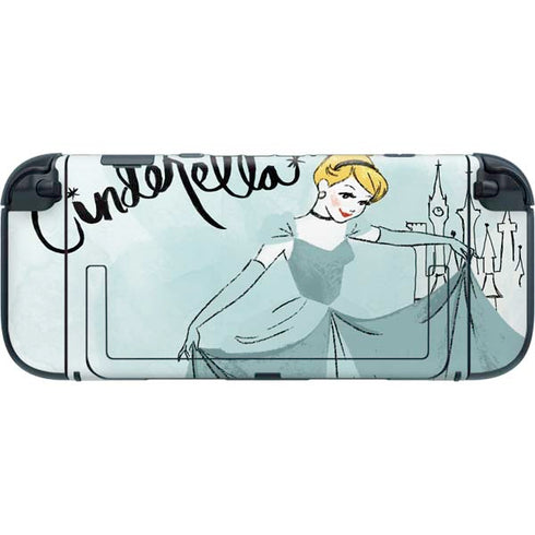 Disney Princess Cinderella Curtsy Art Nintendo Switch 2 (2025) with Joy-Con Skin