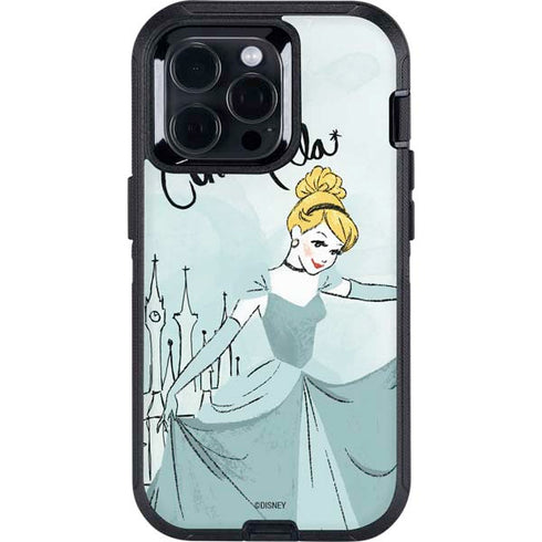Disney Princess Cinderella Curtsy Art Otterbox Defender iPhone Skin