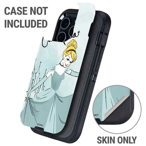 Disney Princess Cinderella Curtsy Art Otterbox Defender iPhone Skin