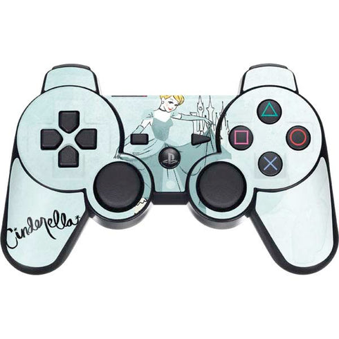 Disney Princess Cinderella Curtsy Art PS3 Dual Shock wireless controller Skin