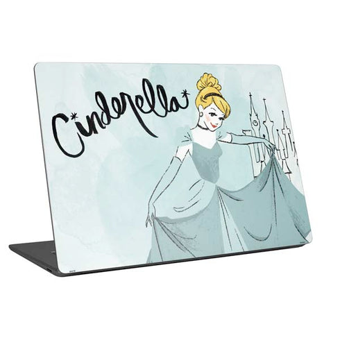 Disney Princess Cinderella Curtsy Art Laptop Skins