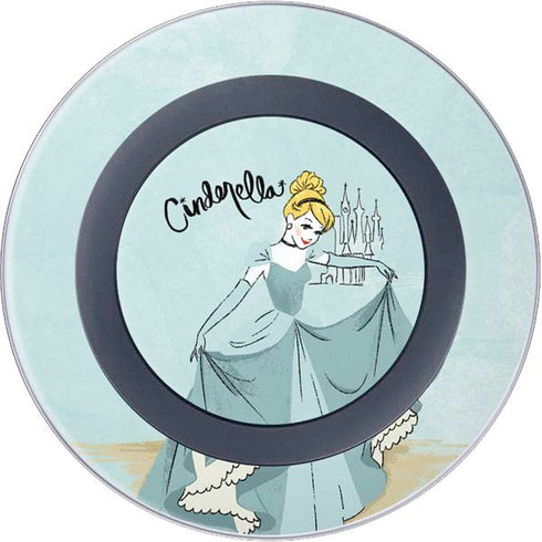 Disney Princess Cinderella Curtsy Art Wireless Charger Skin