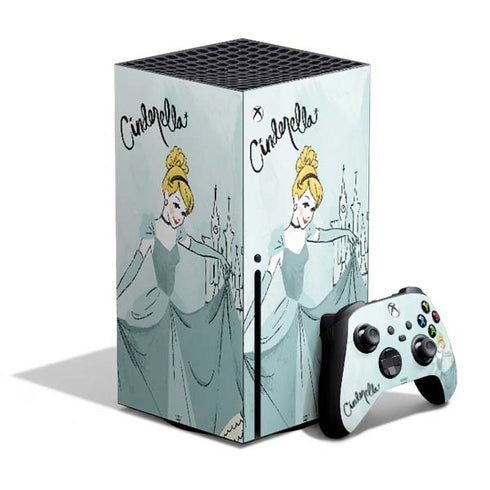 Disney Princess Cinderella Curtsy Art Xbox Series X Skins
