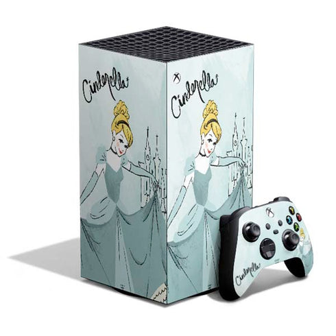 Disney Princess Cinderella Curtsy Art XBox Series X Digital Edition Bundle Skin