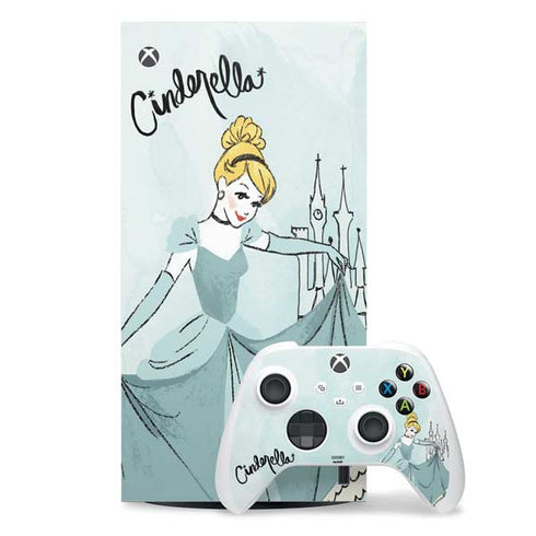 Disney Princess Cinderella Curtsy Art Xbox Series X Skins