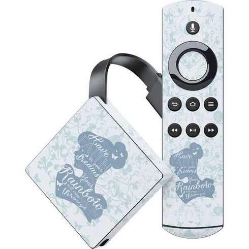 Disney Cinderella Faith In Your Dreams Silhouette Amazon Fire TV Skin